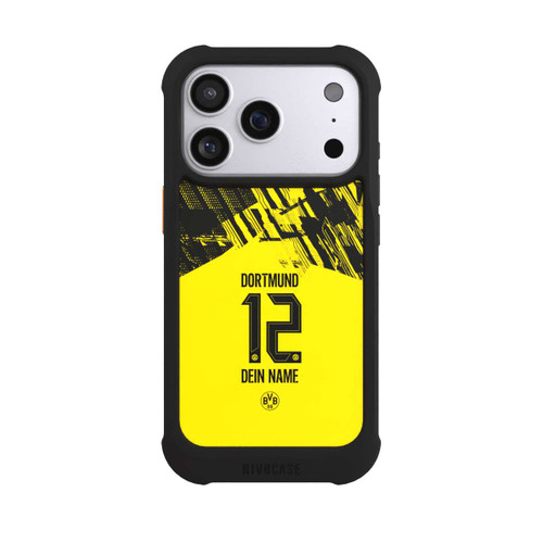 Apple iPhone 17 Pro NIVOmax BVB Trikot Personalisierbar 25-26