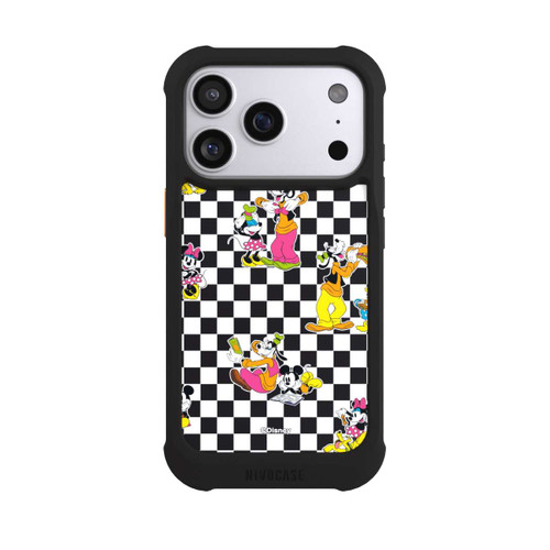 Apple iPhone 17 Pro NIVOmax Donald and Friends Pattern Black and White