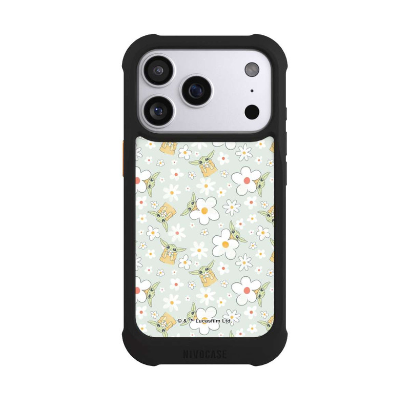 iPhone 17 Pro NIVOmax Baby Yoda Flower Pattern