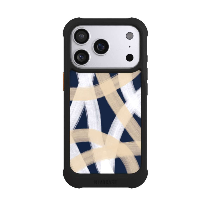 iPhone 17 Pro NIVOmax Laced Up Beije Blue