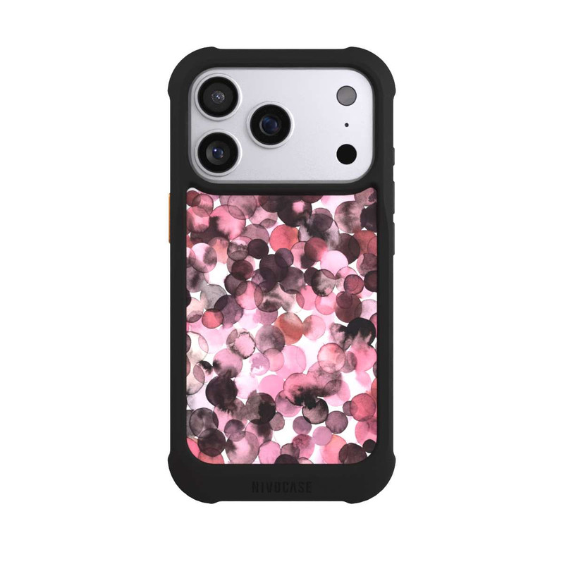iPhone 17 Pro NIVOmax Blätterzauber Pink