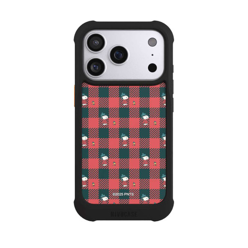 Apple iPhone 17 Pro NIVOmax Peanuts Red Tartan Pattern