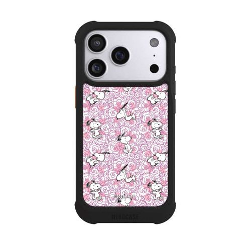 Apple iPhone 17 Pro NIVOmax Peanuts Pink Roses Pattern