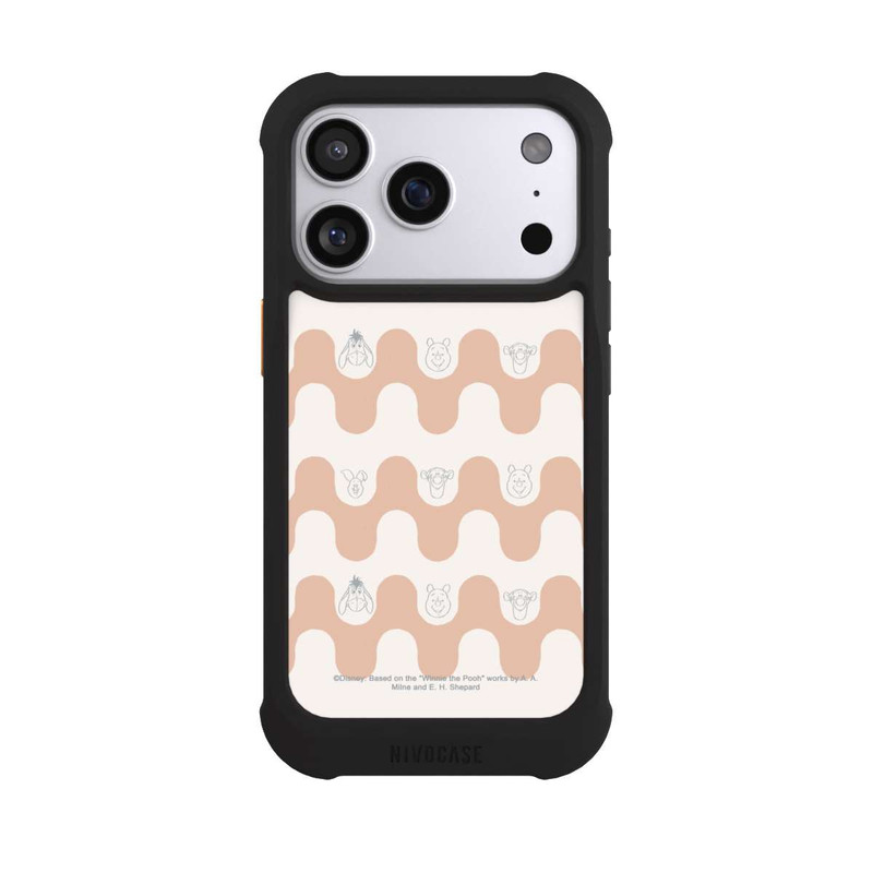 iPhone 17 Pro NIVOmax Winnie Puuh und Freunde Wellenmuster