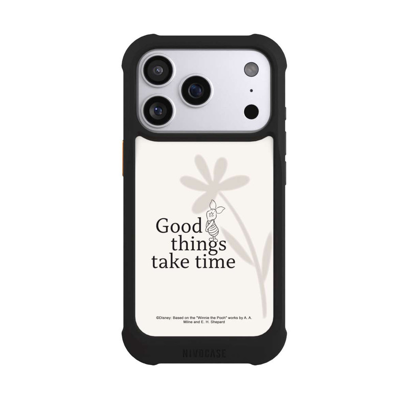 iPhone 17 Pro NIVOmax Good Things Take time Piglet