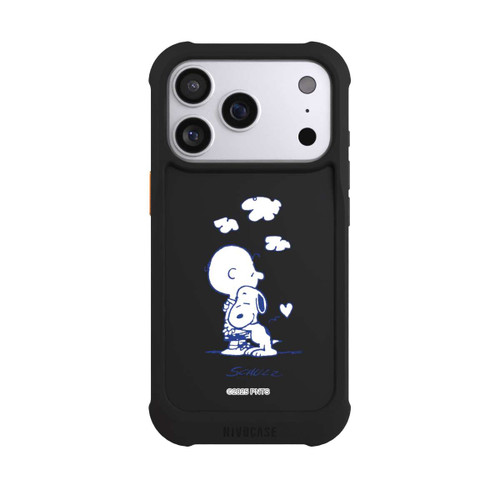 Apple iPhone 17 Pro NIVOmax Peanuts Charlie Brown Snoopy Hug Transparent