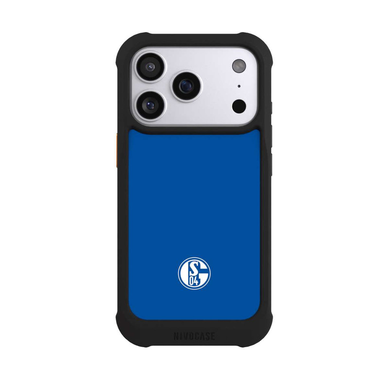 iPhone 17 Pro NIVOmax FC Schalke 04 Logo Blau