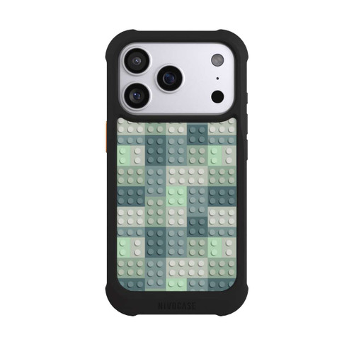 Apple iPhone 17 Pro NIVOmax Modèle de blocs verts
