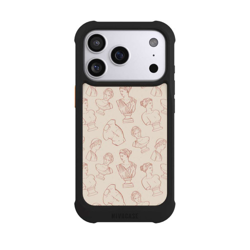 Apple iPhone 17 Pro NIVOmax Greek Deco Busts Brown