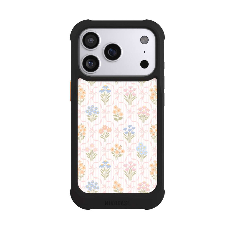 iPhone 17 Pro NIVOmax Vintage Frühlingsblumenstrauß im Cottagecore Stil