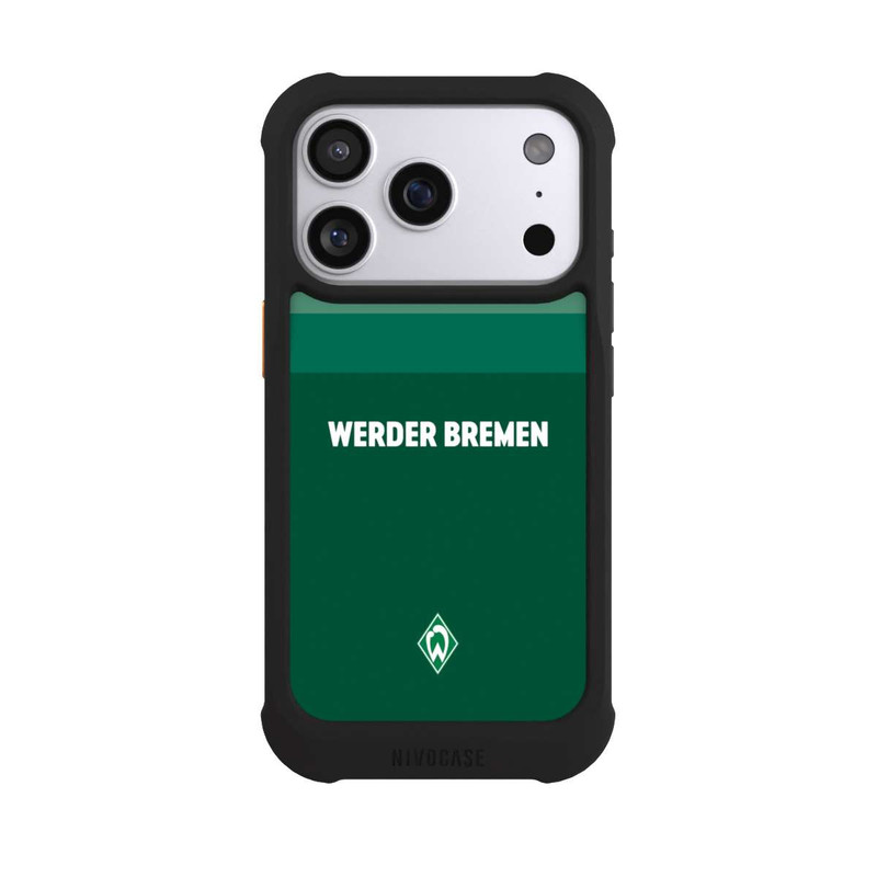 iPhone 17 Pro NIVOmax Werder Bremen Schriftzug Raute