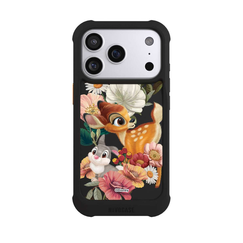 iPhone 17 Pro NIVOmax Bambi and Thumper Flowers Transparent