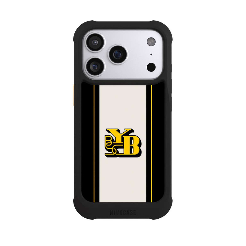 iPhone 17 Pro NIVOmax BSC YB Retro Logo