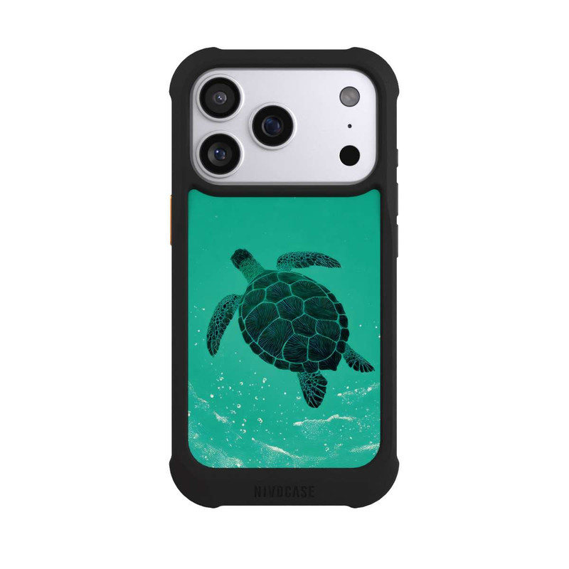 iPhone 17 Pro NIVOmax Turtle in the Ocean with AI