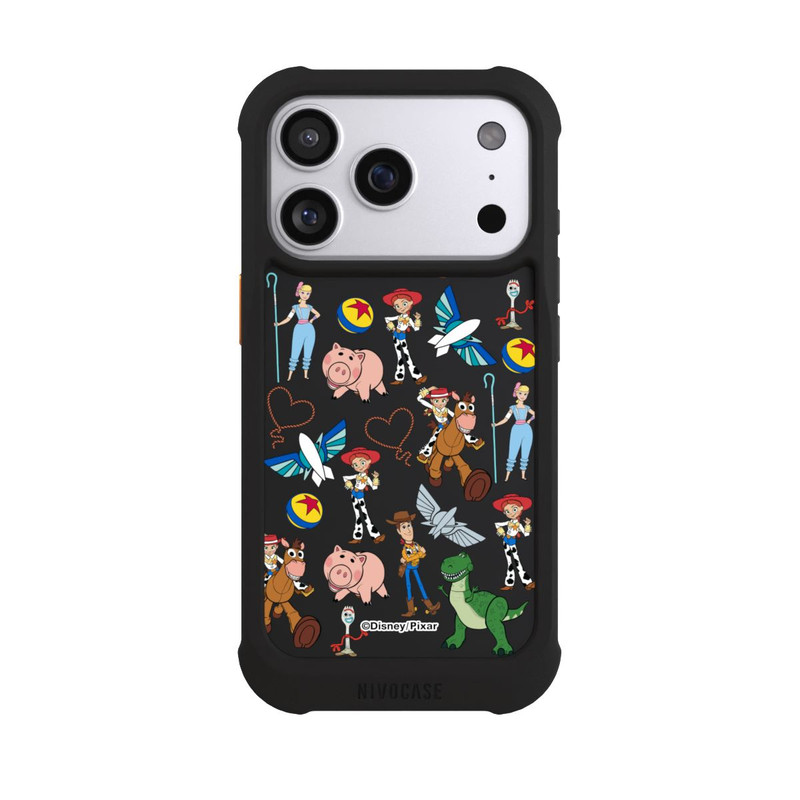 iPhone 17 Pro NIVOmax Toy Story 5 Hero Toys Pattern Transparent