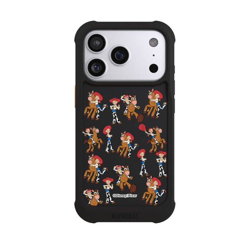 iPhone 17 Pro NIVOmax Toy Story 5 Jessie Cowboy Pattern Transparent