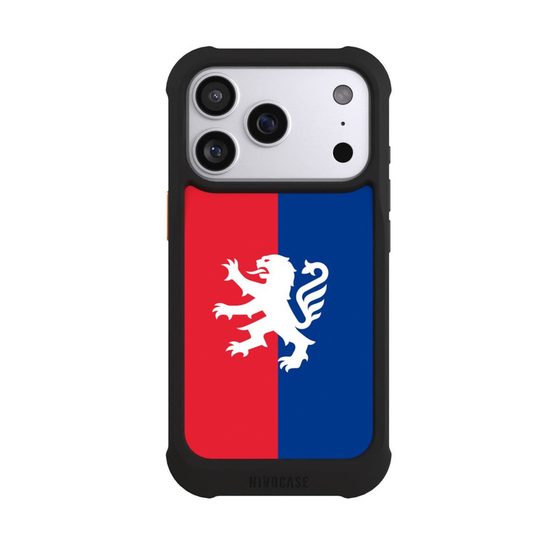 iPhone 17 Pro NIVOmax OL Lion red and blue