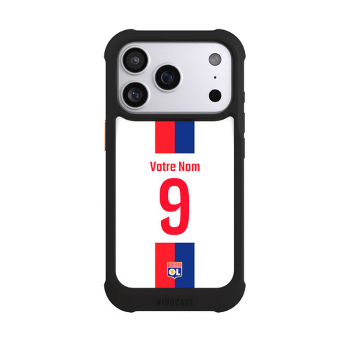Apple iPhone 17 Pro NIVOmax Olympique Lyonnais Maillot Personnalisable