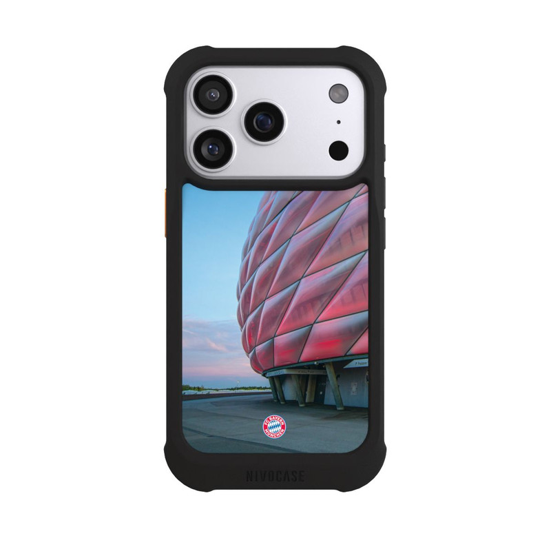 iPhone 17 Pro NIVOmax FC Bayern Allianz Arena Morgenröte