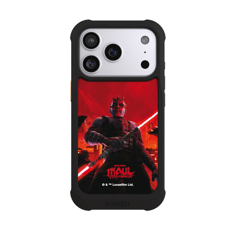 iPhone 17 Pro NIVOmax Darth Maul with Lightsaber