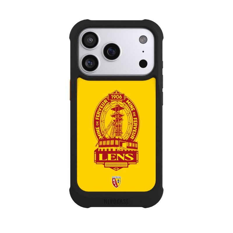 iPhone 17 Pro NIVOmax RC Lens Mine de Ferveur Emblem red