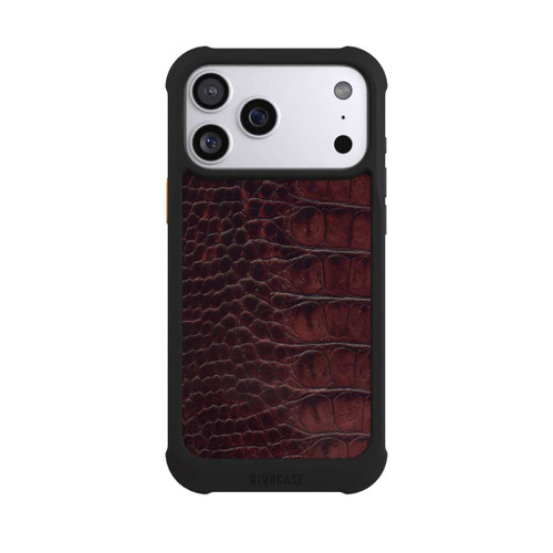 Apple iPhone 17 Pro Max NIVOmax Cuir de Crocodile