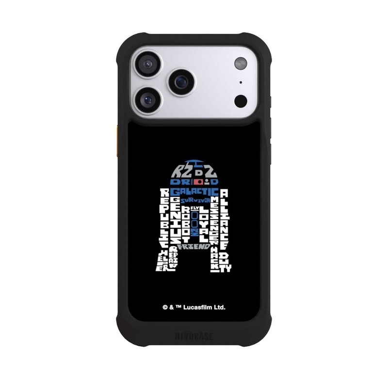 iPhone 17 Pro Max NIVOmax R2-D2 Typo Grafisch