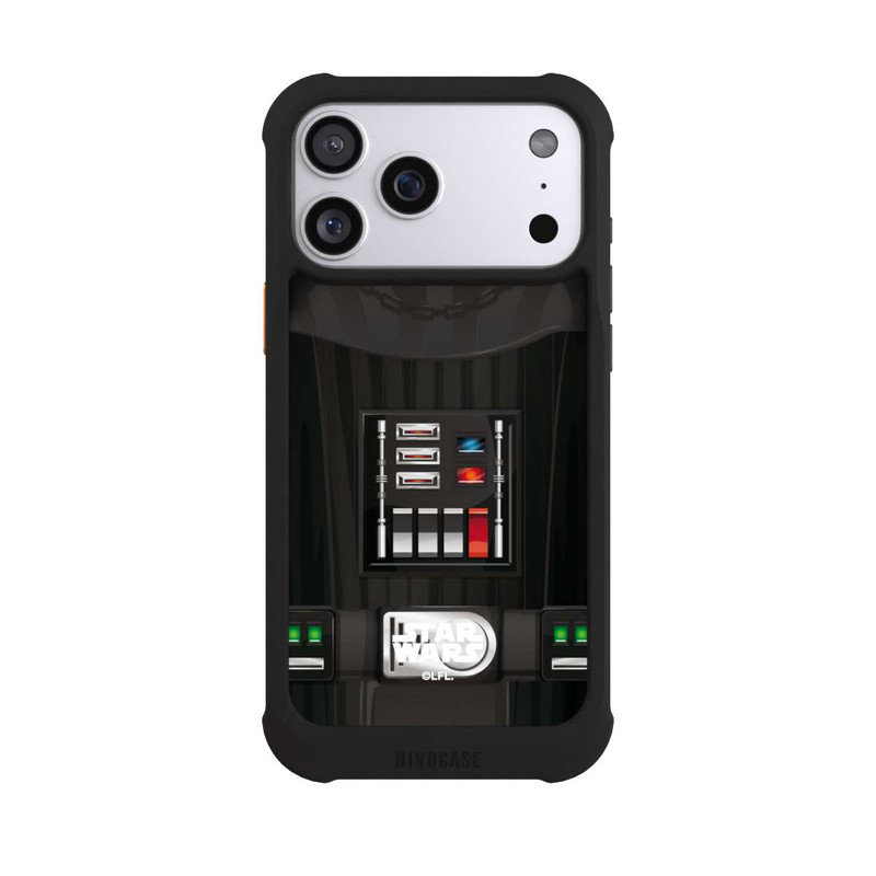 iPhone 17 Pro Max NIVOmax Gros plan sur Dark Vador