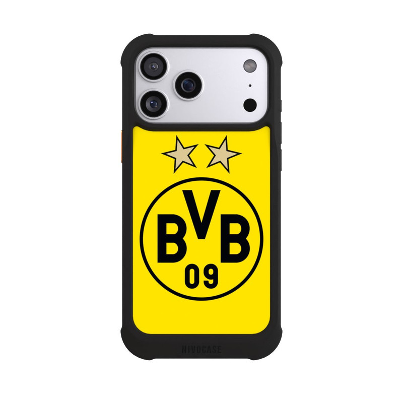 iPhone 17 Pro Max NIVOmax BVB Gelb / Sterne