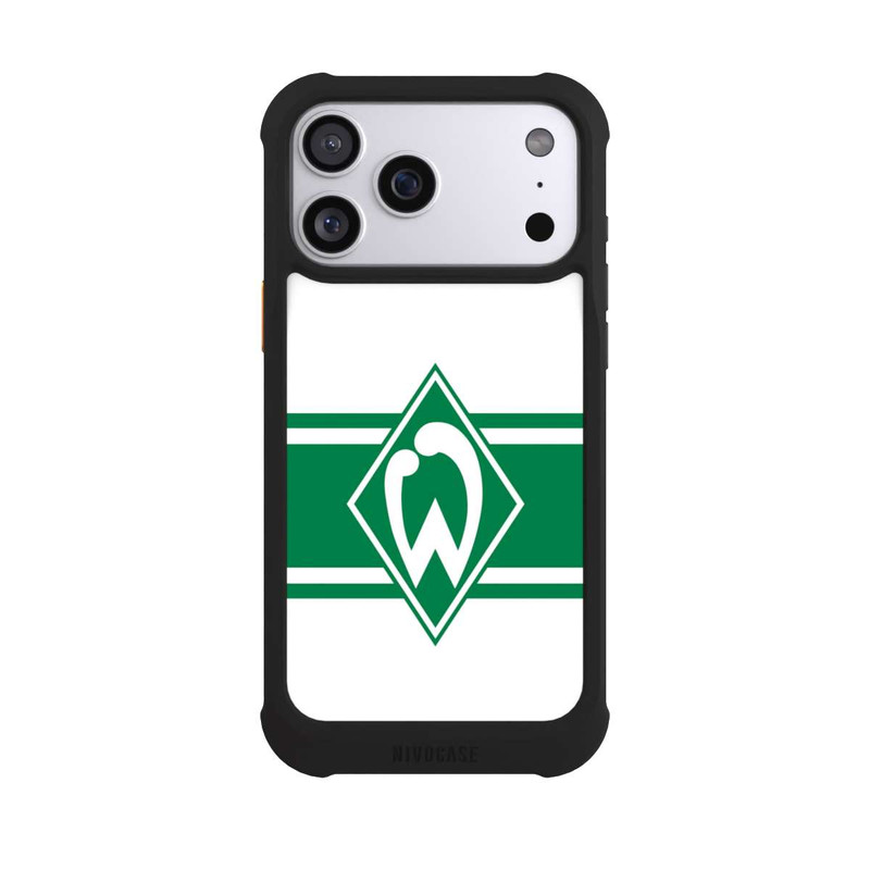 iPhone 17 Pro Max NIVOmax Werder Stripes White