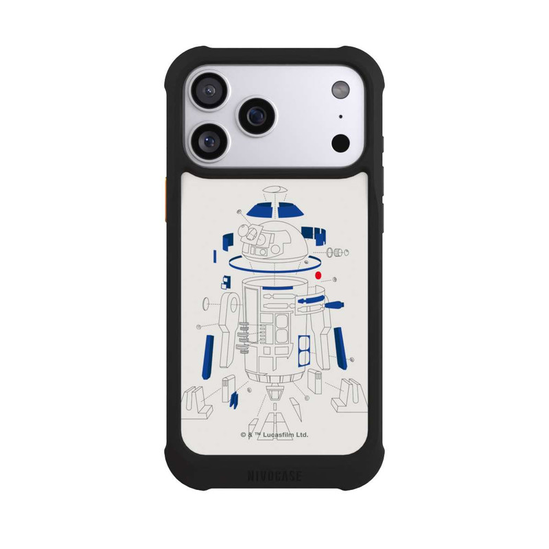 iPhone 17 Pro Max NIVOmax R2D2 Explosionszeichung - StarWars 8