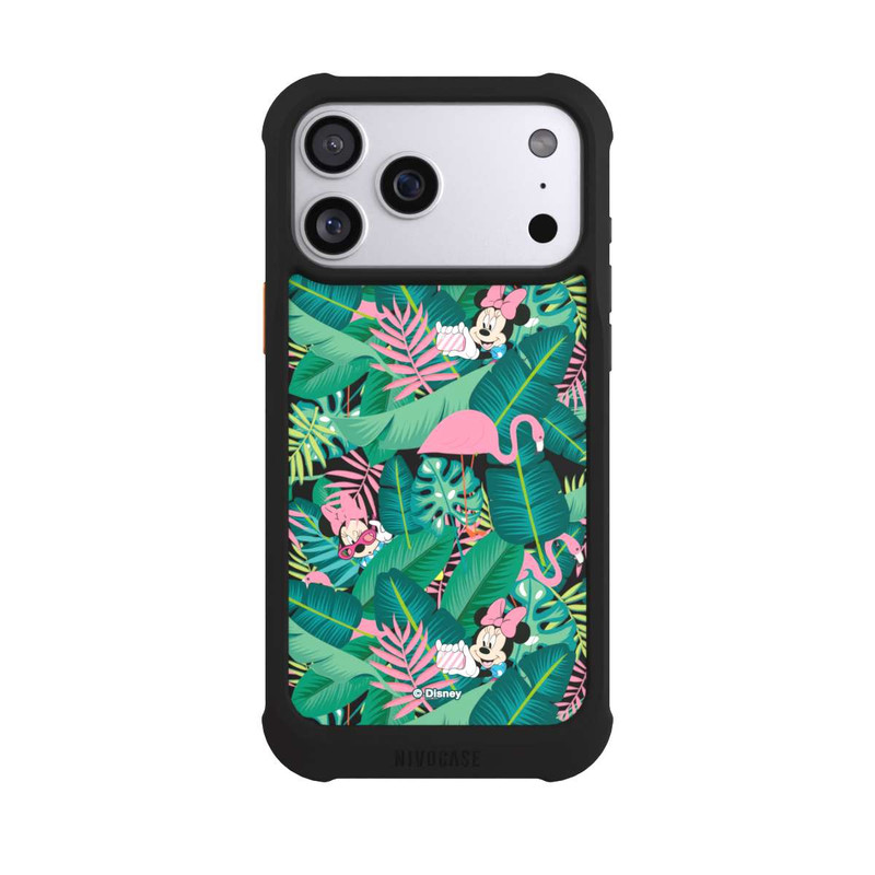 iPhone 17 Pro Max NIVOmax Minnie Été Feuilles de Palmier sans Fond