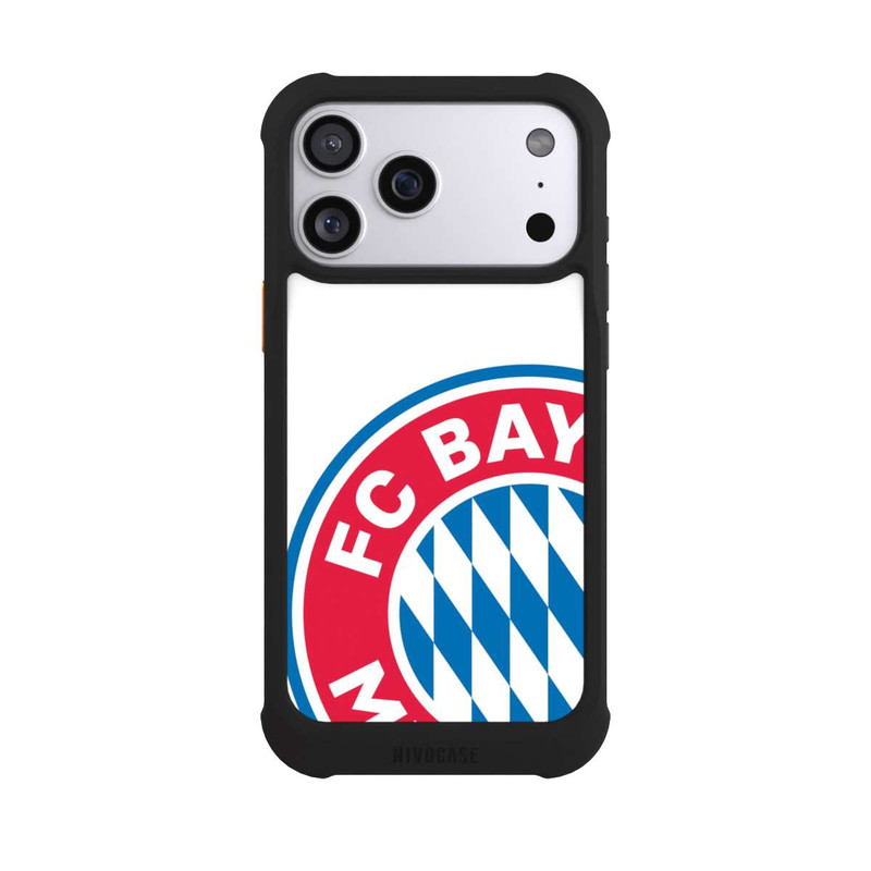 iPhone 17 Pro Max NIVOmax Großes FCB Logo Weiß