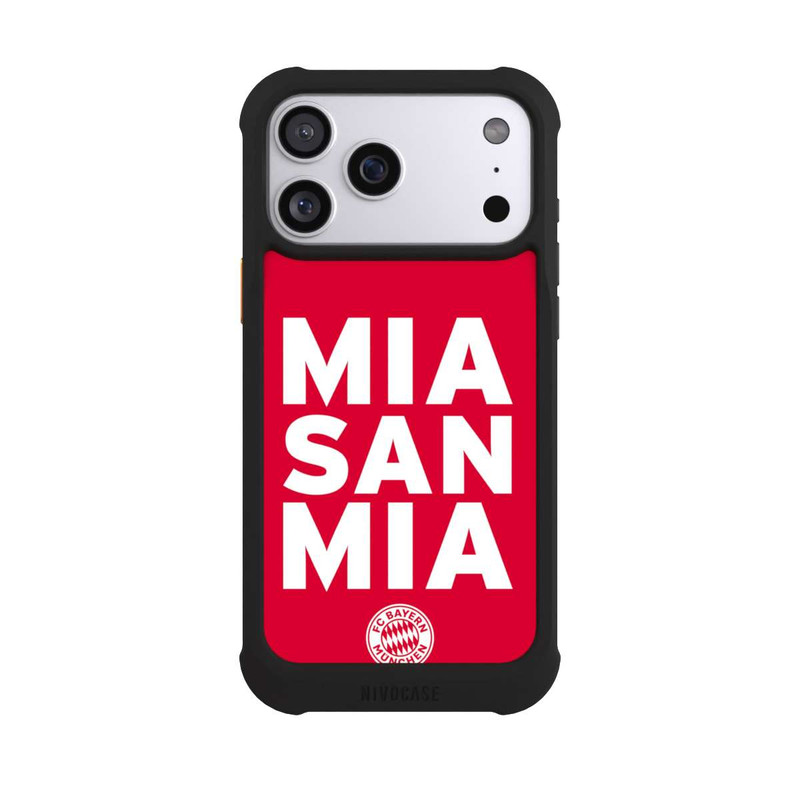 iPhone 17 Pro Max NIVOmax Mia San Mia FCB Rot