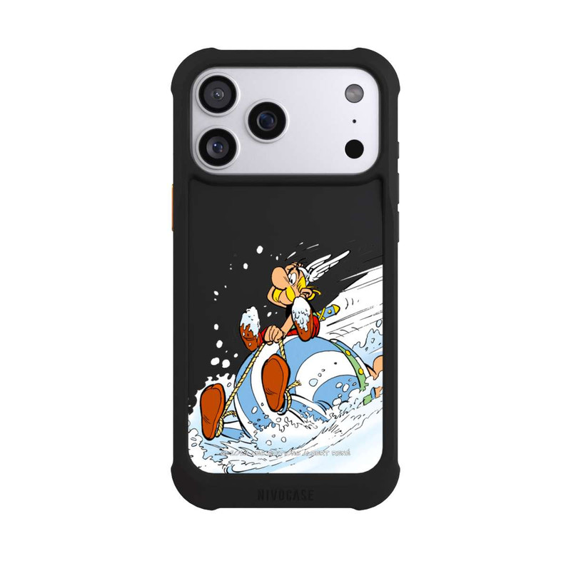iPhone 17 Pro Max NIVOmax Astérix & Obélix Luge Transparent