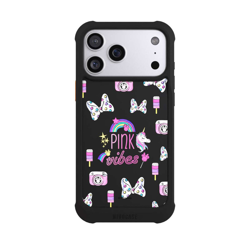 iPhone 17 Pro Max NIVOmax Pink Vibes Transparent