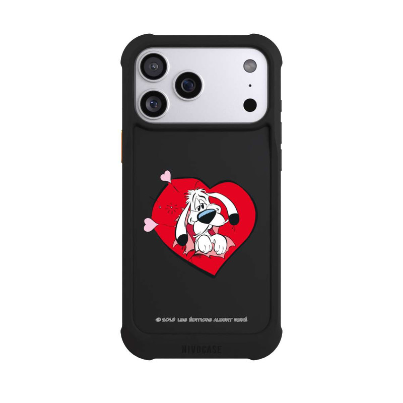 iPhone 17 Pro Max NIVOmax Idéfix Amoureux Transparent