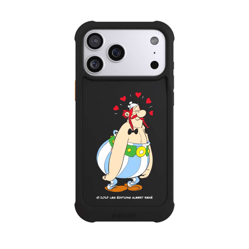 iPhone 17 Pro Max NIVOmax Obélix Amoureux Transparent