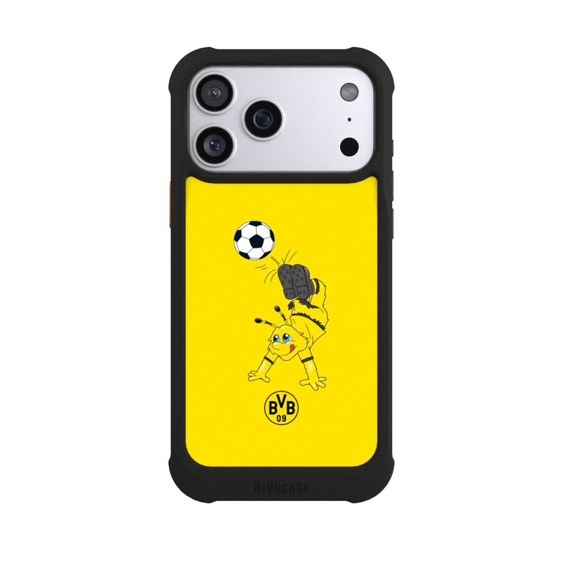 iPhone 17 Pro Max NIVOmax Emma mit Fussball - BVB