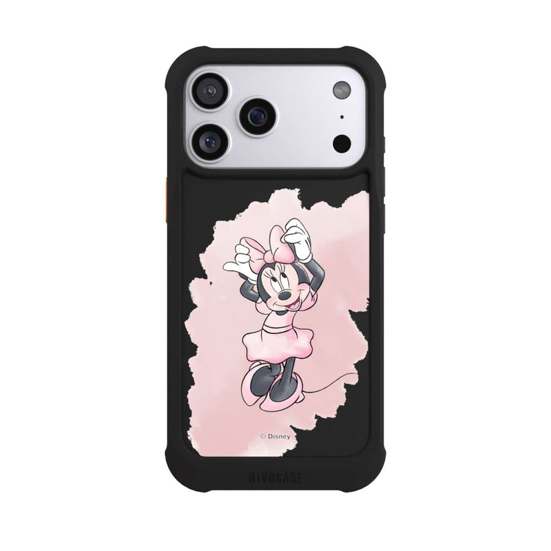 iPhone 17 Pro Max NIVOmax Minnie Aquarell transparent