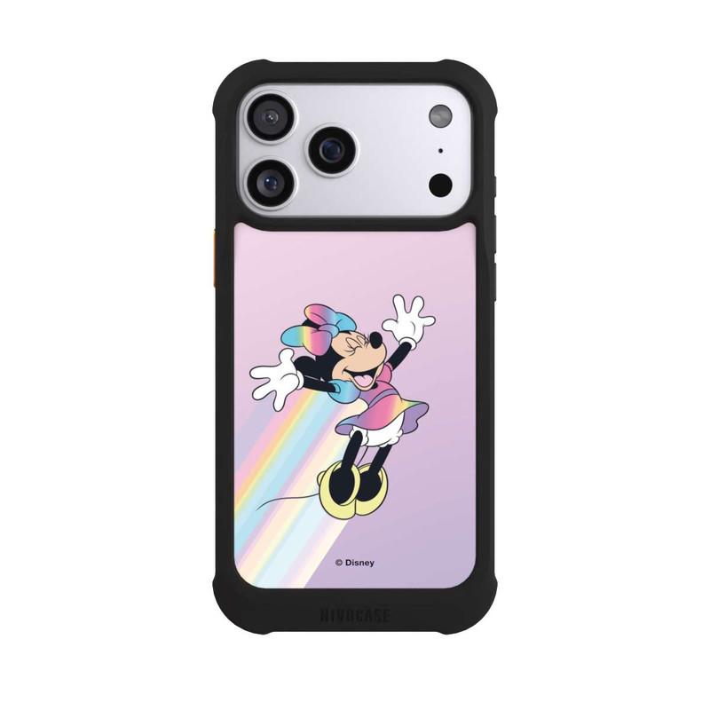 iPhone 17 Pro Max NIVOmax Minnie Arc-en-ciel