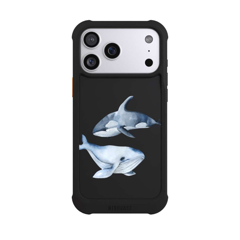 iPhone 17 Pro Max NIVOmax Whales transparent