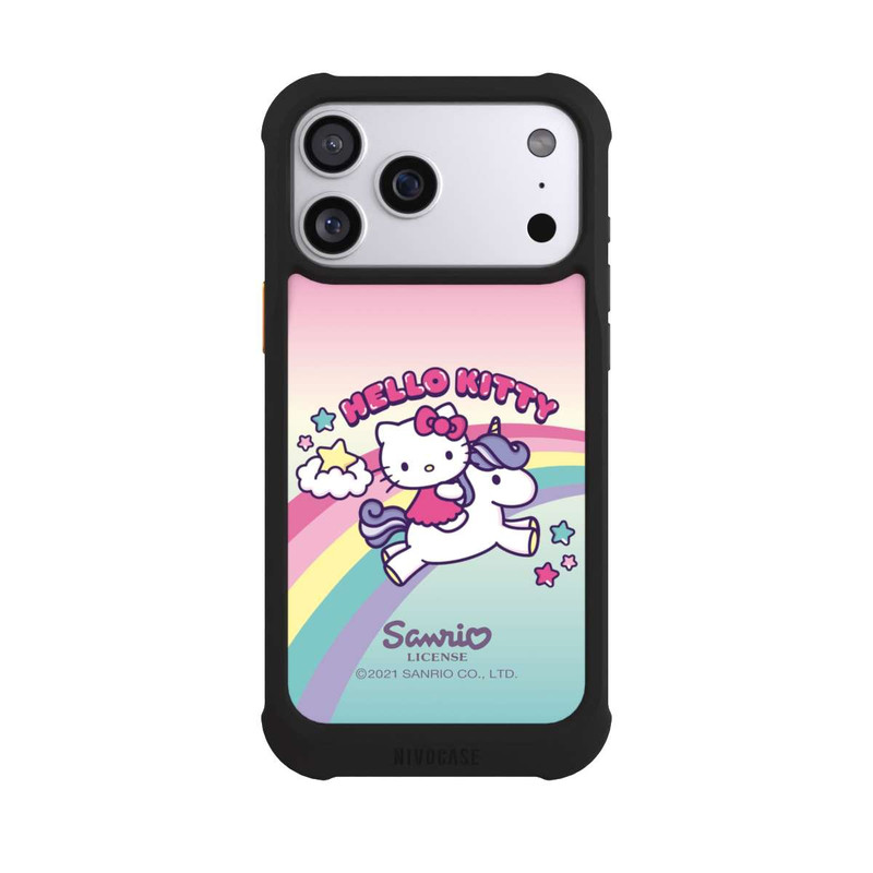 iPhone 17 Pro Max NIVOmax Hello Kitty Regenbogen 