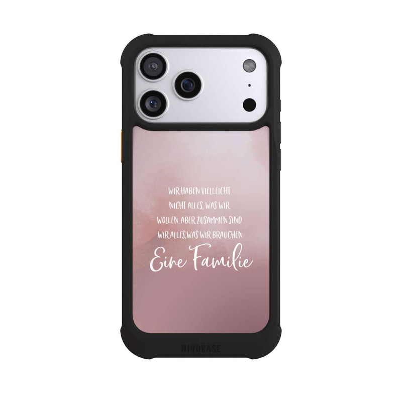 iPhone 17 Pro Max NIVOmax Eine Familie Altrosa