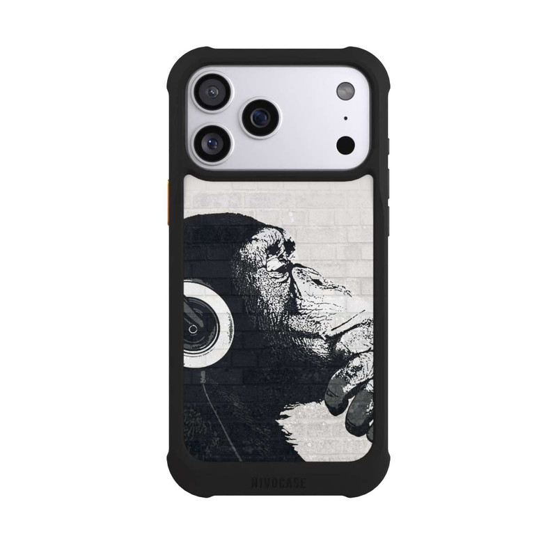 iPhone 17 Pro Max NIVOmax Musiker Affe