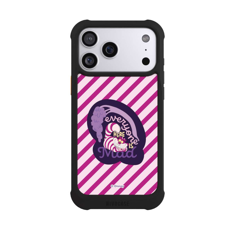 iPhone 17 Pro Max NIVOmax We Are All Mad Here Stripe