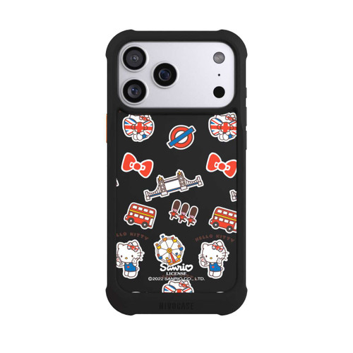 Apple iPhone 17 Pro Max NIVOmax Hello Kitty Londoner Abzeichen Transparent