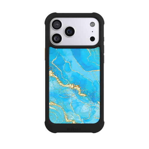 Apple iPhone 17 Pro Max NIVOmax Türkis-goldene Tapete