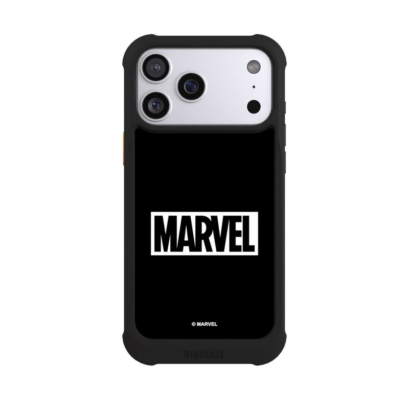 iPhone 17 Pro Max NIVOmax Marvel Logo Black