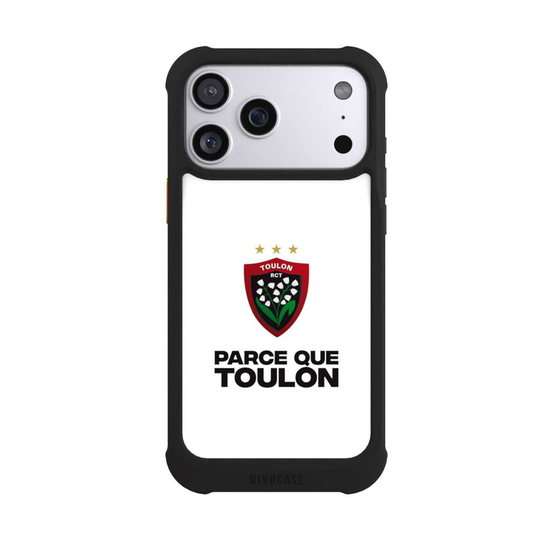 iPhone 17 Pro Max NIVOmax RC Toulonnais Blanc